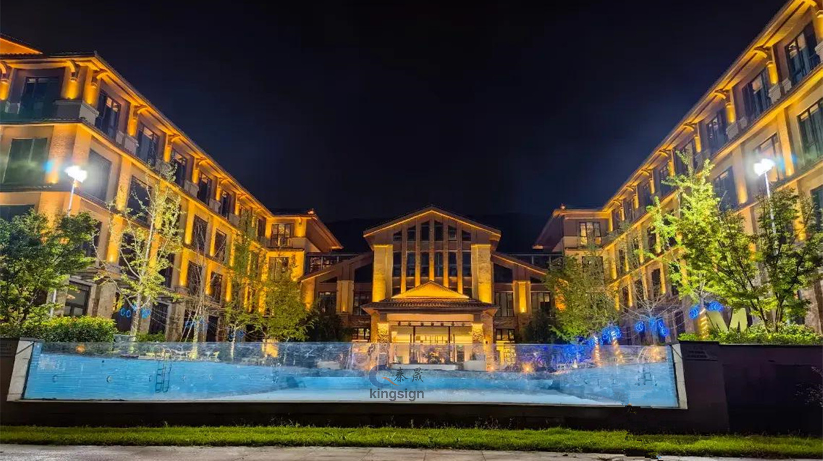 แผงอะครีลิคสำหรับหน้าต่างสระว่ายน้ำสุดหรู